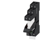 SIEMENS - Steckrelais Komplettgerät DC24V, 1W, LED-Modul rot Sockel