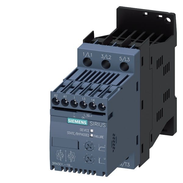SIEMENS - Sanftstarter S00, 3,6A, 1,5kW/400V, 40 Grad, AC200-480V, AC/DC110-230V