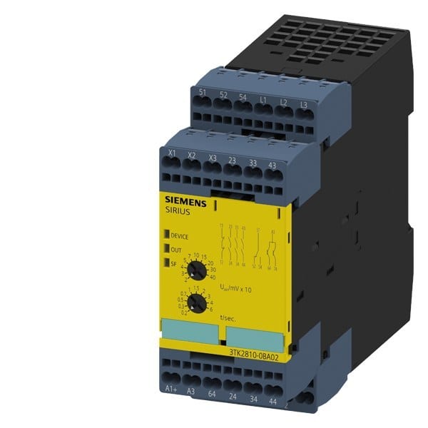SIEMENS - Sicherheitsschaltgerät sicherheitsgerichtete Stillstandsüberwachung, DC24V, 45mm