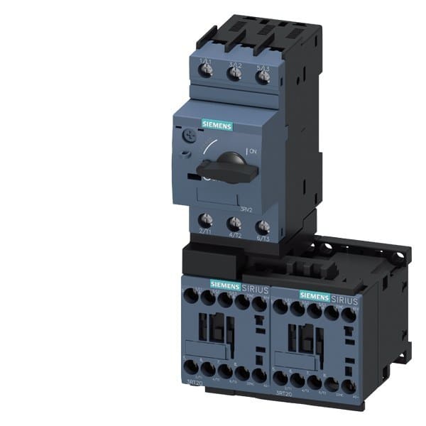 SIEMENS - Verbraucherabzweig, Wendestarter, S00, 10-16A, DC 24V, 150kA