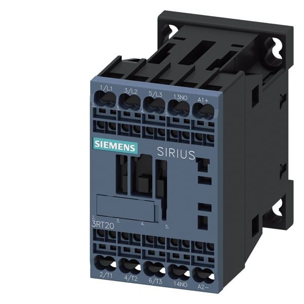 SIEMENS - Schütz, AC-3e, 7,5kW/400V, DC 110V, 0,7-1,25*Us, 1S, Varistor Federzuganschluss