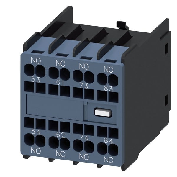 SIEMENS - Hilfsschalter, 3S+1Ö, Strombahn 1S, 1Ö, 1S, 1S, für Hilfsschütze, S00