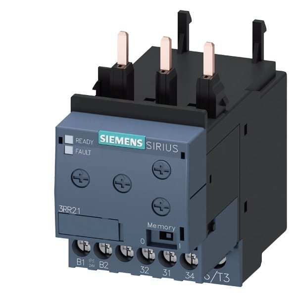 SIEMENS - Überwachungsrelais anbaubar an Schütz 3RT2, Baugr. S00 basic, 4-40A
