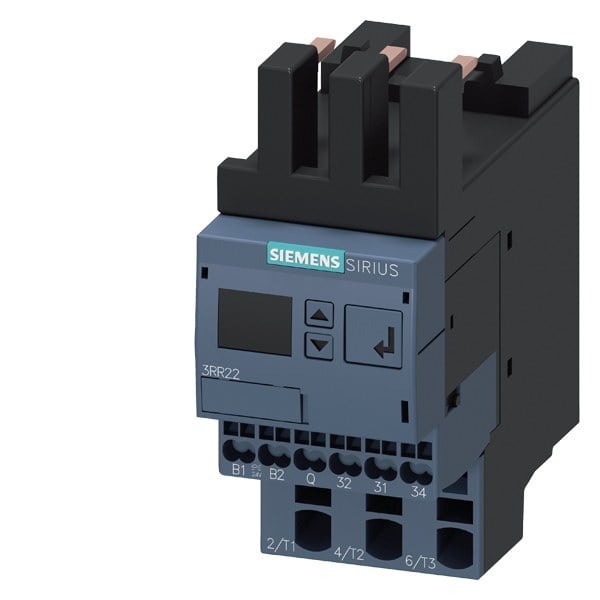 SIEMENS - Überwachungsrelais anbaubar an Schütz 3RT2, Baugr. S00 Standard, 4-40A