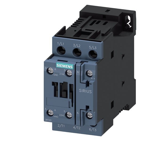 SIEMENS - Schütz, AC-3e, 32 A/15 kW/400V, 3-polig, AC/DC 200-280V, 1S+1Ö, Schraubanschluss