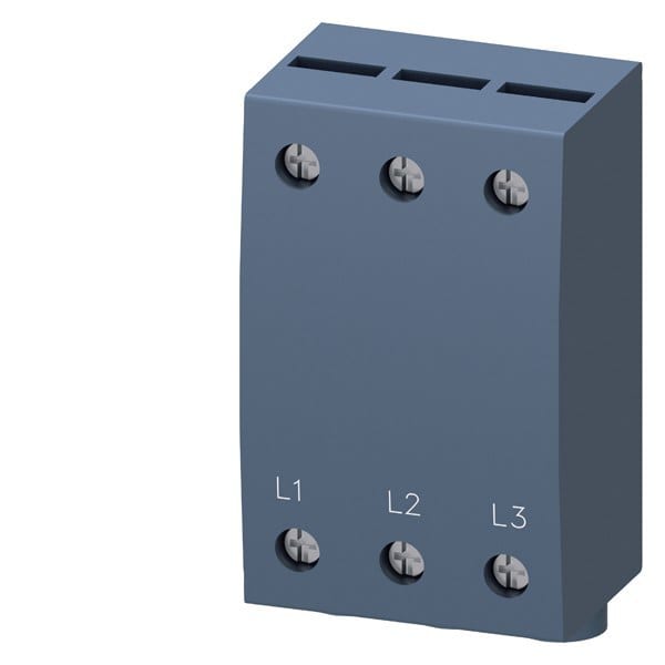 SIEMENS - 3Ph.-Einspeiseklemme für 3Ph.-Sammelschiene, S0 und S00, Anschluss von unten