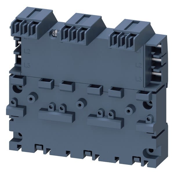 SIEMENS - 3Ph.-Sammelschiene inkl. Erweiterungsstecker für 3 Leistungsschalter S00 und S0