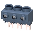 SIEMENS - 3Ph.-Einspeiseklemme für 3Ph.-Sammelschienen, Anschluss von oben, S00/S0