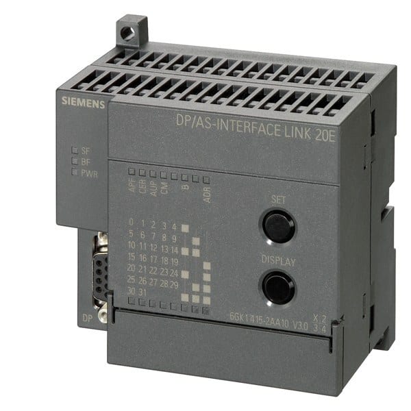 SIEMENS - DP/AS-i LINK 20 E, Netzübergang PROFIBUS-DP/AS-i gem. AS-i Spezifikation