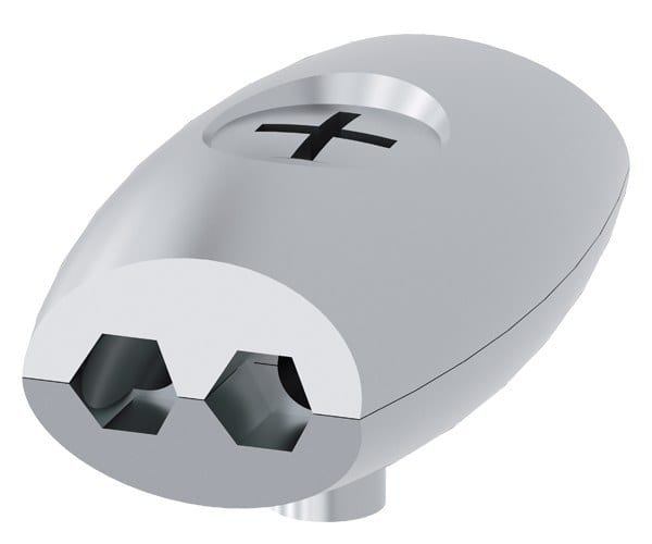 SIEMENS - Seilklemme, Eiform, 4 mm