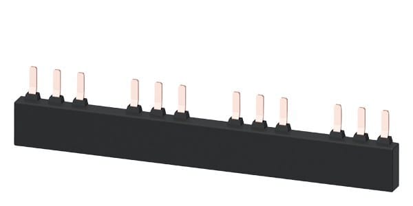 SIEMENS - 3Ph.-Sammelschiene für 4 Leistungsschalter S2 Teilungsabstand:75mm