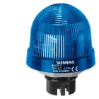 SIEMENS - Einbauleuchte Blinklicht, mit integrierter LED, blau, AC/DC 24V