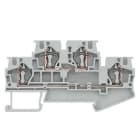 SIEMENS - Doppelstockklemme mit Zugfederanschluss, Querschnitt: 0,5-4mm2, Breite: 6,2mm