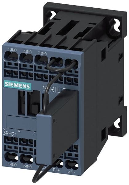 SIEMENS - Hilfsschütz Bahn, 3 S, DC 110 V, 0,7-1,25* US, mit integrierter Suppressordiode