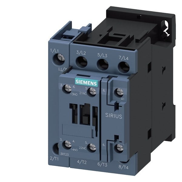 SIEMENS - Schütz, AC-1, 50 A/400 V/40 °C, S0, 4-polig, AC 24V/50Hz, 1S+1Ö