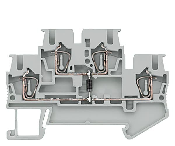 SIEMENS - Doppelstock-Diodenklemme Durchlass von O. nach unten/links, von unten/rechts