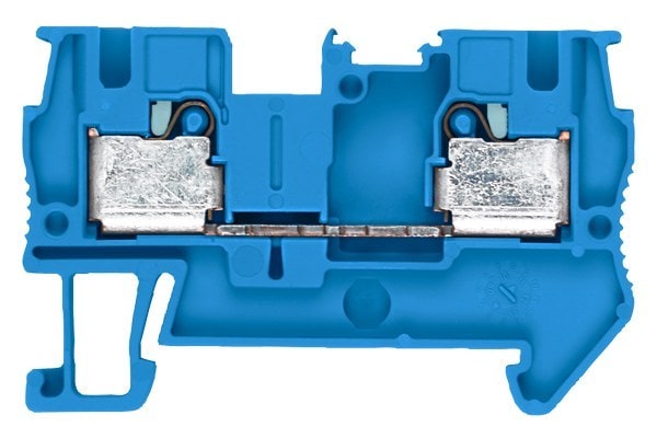 SIEMENS - Durchgangsklemme 4 mm2, 6,2mm Breite blau