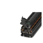SIEMENS - Sicherungsklemme 5x 20mm 4 mm2, 6,2mm Breite schwarz 24V LED