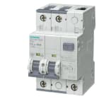 SIEMENS - FI/LS-Schalter, 10 kA, 2P, Typ A, 30 mA, C-Char, In: 25 A, Un AC: 230 V
