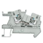 SIEMENS - Klemme, iPo-Steckanschluss, Installationsklemme, Durchgangsklemme, 2,5 mm², grau