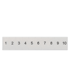 SIEMENS - Bezeichnungsschild, front, mit 1-10, vertikal, Klemmenbreite: 5,2 mm, H: 10,5 mm