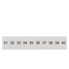 SIEMENS - Bezeichnungsschild, front, mit 31-40, vertikal, Klemmenbreite: 5,2 mm