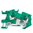 SIEMENS - PE-INSTA-Durchgangsklemme 6 mm2, 8,2mm Breite grün-gelb