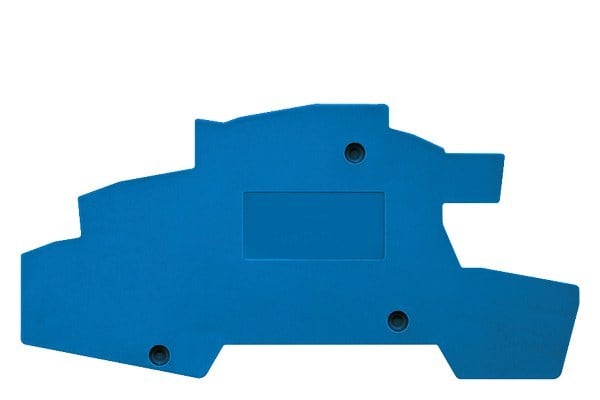 SIEMENS - ALPHA, Deckel, für N- Trennklemmen, Klemmgröße 6mm2, B: 2 mm, blau