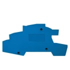 SIEMENS - ALPHA, Deckel, für N- Trennklemmen, Klemmgröße 6mm2, B: 2 mm, blau