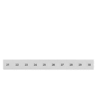 SIEMENS - Bezeichnungsschild, front, mit 21-30, vertikal, Klemmenbreite: 10,2 mm