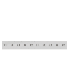 SIEMENS - Bezeichnungsschild, front, mit L1, L2, L3, PE, N, vertikal