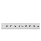 SIEMENS - Bezeichnungsschild, flach, mit 21-30, vertikal, Klemmenbreite: 4,2 mm, H: 6,4 mm