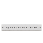 SIEMENS - Bezeichnungsschild, flach, mit 61-70, vertikal, Klemmenbreite: 4,2 mm, H: 6,4 mm