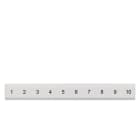 SIEMENS - Bezeichnungsschild, flach, mit 1-10, vertikal, Klemmenbreite: 5,2 mm, H: 6,4 mm