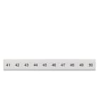 SIEMENS - Bezeichnungsschild, flach, mit 41-50, vertikal, Klemmenbreite: 5,2 mm, H: 6,4 mm