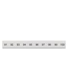 SIEMENS - Bezeichnungsschild, flach, mit 91-100, vertikal, Klemmenbreite: 5,2 mm