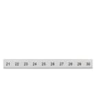 SIEMENS - Bezeichnungsschild, flach, mit 21-30, vertikal, Klemmenbreite: 6,2 mm, H: 6,4 mm