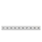 SIEMENS - Bezeichnungsschild, flach, mit 81-90, vertikal, Klemmenbreite: 6,2 mm, H: 6,4 mm