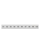 SIEMENS - Bezeichnungsschild, flach, mit 91-100, vertikal, Klemmenbreite: 6,2 mm