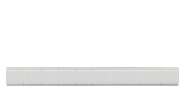 SIEMENS - Beschriftungsschild, Flachbeschriftung, B: 6,2mm, Schnappbefestigung, weiß, 4...