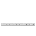 SIEMENS - Bezeichnungsschild, flach, mit 1-10, vertikal, Klemmenbreite: 8,2 mm, H: 6,4 mm