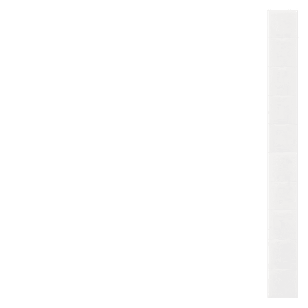 SIEMENS - Beschriftungsschild, Frontbeschriftung, B: 10,2mm, Schnappbefestigung, weiß, ...