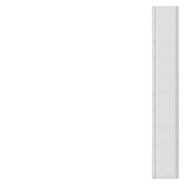 SIEMENS - Beschriftungsschild, Flachbeschriftung, B: 4,2mm, Schnappbefestigung, weiß, 1...