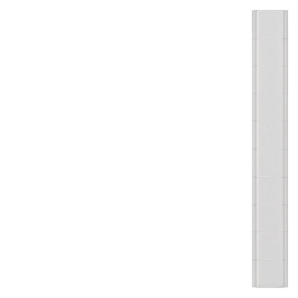 SIEMENS - Beschriftungsschild, Flachbeschriftung, B: 5,2mm, Schnappbefestigung, weiß, 2...