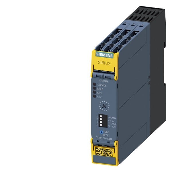 SIEMENS - SIRIUS Sicherheitsschaltgerät Grundgerät Advanced Reihe, Zeitverzögerung 0,5-...