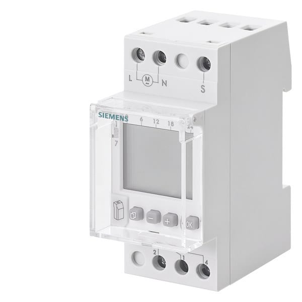 SIEMENS - Wochen-Zeitschaltuhr Astro Digital 230V 16A 1 Kanal 2TE
