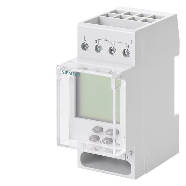 SIEMENS - Wochen-Zeitschaltuhr Top Digital 230V 16A 2 Kanäle 2TE