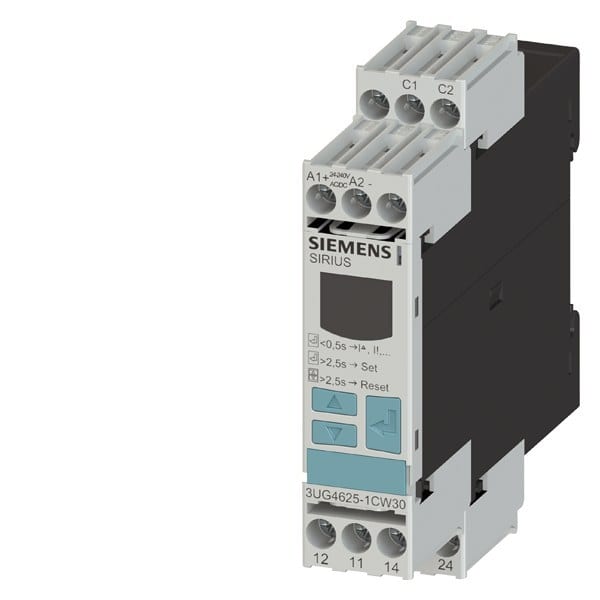 SIEMENS - Überwachungsrelais, digital, zur Fehlerstromüberwachung (mit Stromwandler 3UL23)