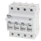 SIEMENS - MINIZED, Sicherungslasttrennschalter, D01, 4-polig, 3P+N, In: 16 A, Un AC: 400 V