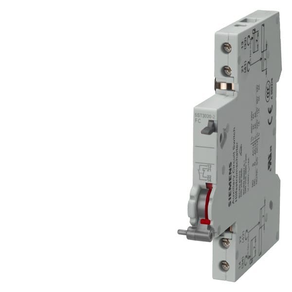 SIEMENS - Fehlersignalschalter mit Prüf- und Quittiertaste 2Ö für LS-Schutzschalter 5SL